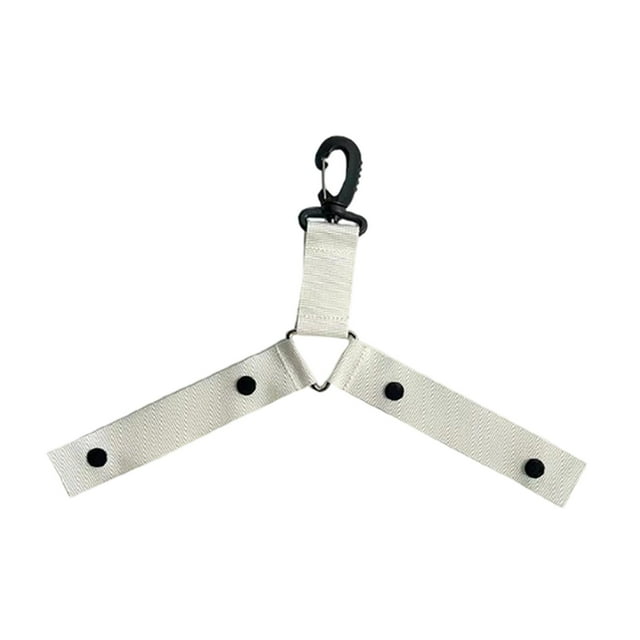 Correa para sujetar pompones, soporte para pompones de animadoras para bolso, accesorios para animadoras Blanco