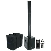 Rockville TITAN PORTABLE ARRAY Battery Powered PA DJ Speaker w/Subwoofer + Mic
