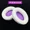 white Protein skin, variant on High Quality Headset Foam Cushion Replacement Earpads for Kingston HSCD KHX-HSCP Hyperx Cloud II Stinger Core Soft Protein Cover