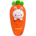 thumbnail image 1 of Almohada de peluche YONGSHENG conejito y zanahoria 17,7 pulgadas, 1 of 5