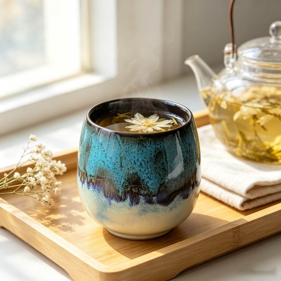 Apeya Ceramic Espresso Cups Small Coffee Cups Set Mini Espresso Shot Cups Demitasse Cups for Tea Cappuccino Coffee Tasting Dishwasher Safe **Kitchen**