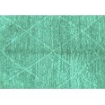 thumbnail image 1 of Ahgly Company Machine Washable Indoor Rectangle Abstract Turquoise Blue Modern Area Rugs, 2' x 3', 1 of 4
