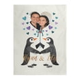 thumbnail image 2 of Cheapark Personalized Photo Blanket For Couples Thick Winter Warm Blanket Custom Picture Name Rectangular Valentines Day Anniversary Gift, 2 of 8