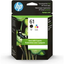 Original HP 61 Color and Black Combo, Standard Capacity