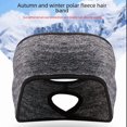 thumbnail image 3 of Serre-Tête d'Hiver pour Sports et Cyclisme : Couvre-Oreilles en Polaire Isolée avec Design Réglable, Coupe-Vent et Résistant au Froid, Matériau Durable pour Course, Équitation et Activités Extérieures (YL-HR-K-02, Marine), 3 of 5
