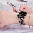 thumbnail image 4 of KOMI Resin Band Compatible with Series 7/8/9 Apple Watch Bands 41mm/40mm/38mm Fashion Strap for iWatch Series 6/5/4/3/2/1/SE Lightweight Bracelet Wristband Replacement Women, 4 of 4