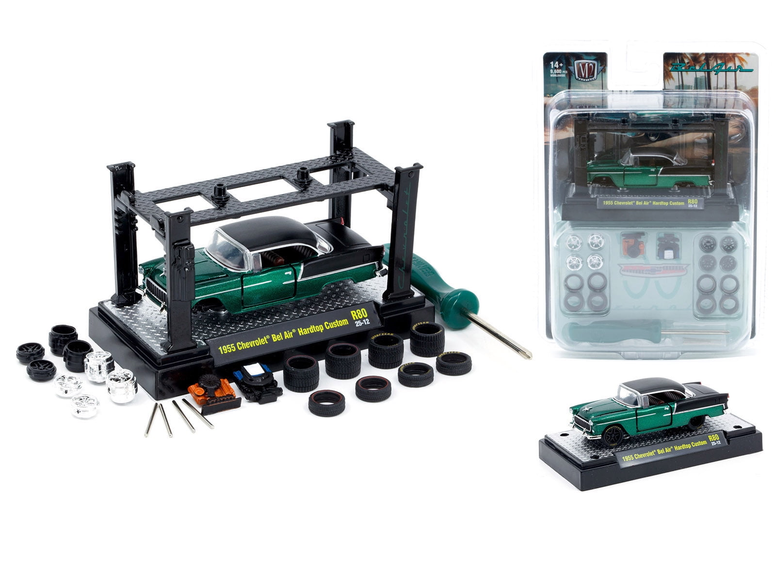 Model Kit 3 piece Car Set Release 80 Limited Edition to 9600 pieces Worldwide 1/64 Diecast Model Car by M2 Machines