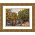 thumbnail image 1 of Ziman, Peter 14x11 Gold Ornate Wood Framed with Double Matting Museum Art Print Titled - In Nitra City Park, 1 of 4