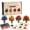 A, variant on 4PC A Minibee Patriotic Beading Kit DIY Bead Bouquet Craft Set for 4th of July 250th Anniversary Decor
