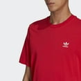 thumbnail image 6 of adidas Originals Men's Trefoil Essentials T-Shirt, Better Scarlet, Small, 6 of 8