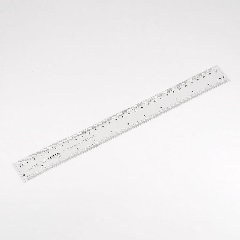 12 Inch Custom Imprinted Plastic Ruler