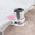 thumbnail image 3 of Mainstays Drink Clip, Pink Stripe Design, 3 of 5