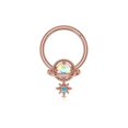 thumbnail image 1 of 1Pcs planet Septum Hoop Clickers Nose Ring Cartilage Piercing Helix Hoop Earring Tragus Jewelry Daith Hoops Rook Earring Lobe FJH, 1 of 7