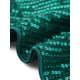 thumbnail image 5 of INSPIRAR CHIC Mono de lentejuelas para mujer de un solo hombro, transparente, con piernas anchas, traje de fiesta M Verde, 5 of 5