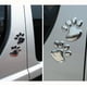 thumbnail image 1 of 2 piezas/juego de pegatinas para coche, diseño genial, huellas de patas de perro en 3D, calcomanías para coche, 1 of 8