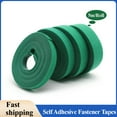 thumbnail image 1 of 5m/roll Green Cable Ties Reusable Loop Bundle Self Adhesive Nylon Strap Organizer Clip Wire Holder Management Fastening Tape DIY width 15mm 15 rolls, 1 of 5