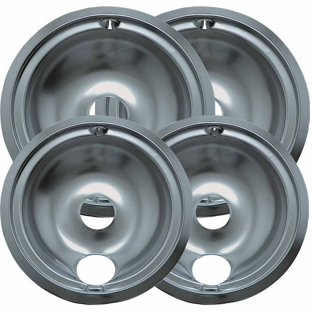 Range Kleen 4Piece Drip Bowl, Style B fits Plugin Electric Ranges GE