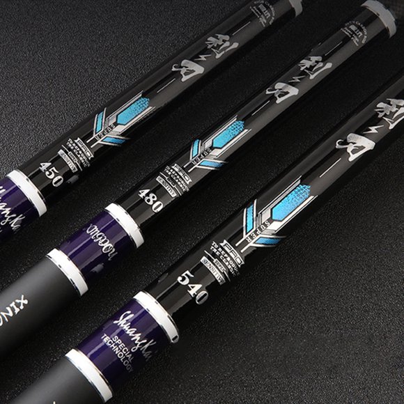 ruzhgo Carbon Fishing Table Rods High Fishing Weight Light Feel for River Pond Fishing Using