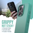 thumbnail image 2 of kmemek7-® iPhone 16 Pro Magnetic Case - Gripmunk Compatible with MagSafe [Lightweight + Protective] Slim & Thin Grip Cover with Microfiber Lining for Apple iPhone 16 Pro - So Jaded, 2 of 4