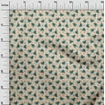 thumbnail image 3 of oneOone Velvet Teal Green Fabric Utensils Cup Sewing Fabric By The Yard Printed Diy Clothing Sewing Supplies 58 Inch Wide, 3 of 4