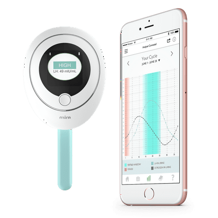 Mira Fertility Monitor and 10 Ovulation Test Wands, Fast and Accurate Hormone (Best Way To Use Ovulation Tests)