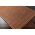 Mark&Day Wool Area Rugs, 7x9 Rennes Modern Dark Brown Area Rug (7'6" x