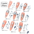 thumbnail image 2 of Juego de 250 piezas de diamantes de imitación de cristal para uñas, fondo plano de cristal de diamante 3D multiforma, para decoración de uñas, manualidades, teléfonos, ropa, joyería, 2 of 6