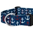thumbnail image 5 of Country Brook Petz® HossFit Jr Wide Deluxe Dog Collar (Anchors Away, Medium), 5 of 5