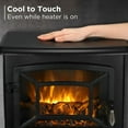 thumbnail image 3 of TURBRO Suburbs 20 in. Electric Fireplace Infrared Heater with Crackling Sound, Freestanding Fireplace Stove with Realistic Flame Effect, CSA Certified, Overheating Protection, Easy to Assemble, 1400W, 3 of 8