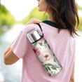 thumbnail image 6 of 20 Oz Pioneer Flower Coffee Tumbler Double Wall Insulated Stainless Steel Water Bottle | Metal Reusable Thermoses Flask with Cup Cap | Leak & Sweat Proof with Anti-Dust Lid, 6 of 7