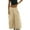 Khaki, variant on Stamzod Wide Leg Pants for Women Fashion Solid Color Casual Loose Elastic Waist Palazzo Pants Loungewear Flowy Trousers Pants for Women with Pocket White XL