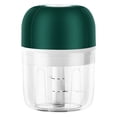 thumbnail image 1 of Licuadora de alimentos Miyuadkai, nueva, inalámbrica, mini picadora de alimentos eléctrica, licuadora de verduras, frutas, ajo, color verde S, 1 of 2