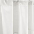 thumbnail image 3 of Lush Decor Linen Ruffle Valance Single White 18X58, 3 of 5
