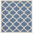 thumbnail image 3 of Safavieh Courtyard Blue Indoor Outdoor Rug - Square 5'3", 3 of 4