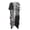 Black Flowers, variant on Gothic Skull Tombstone Pattern Long Kimono Swimsuit Cover Up Lightweight Polyester Breathable Bathing Suit Cover Up