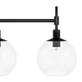 thumbnail image 4 of Hunter - Xidane 5-light Matte Black, Extra Large Chandelier, Dimmable, Mid Century Modern Style, Linear Shaped, for Bedrooms, Dining, Living Rooms - 19511, 4 of 9