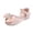 Pink, variant on Toddler Girl Shoes Sandals For Toddler Girls Girls Dress Pumps Glitter Sequins Princess Low Heels Princess Dress Shoes Party Dance Shoes Beige,12