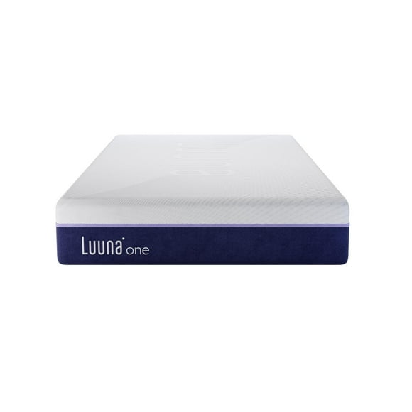 Colchón Matrimonial Luuna One Suave con 10 tecnologías Memory Foam Hecho en México blanco