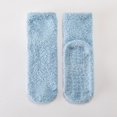 thumbnail image 5 of CPNG CPNG Kid Girls Fuzzy Socks Solid Color Coral Fleece Non Slip Floor Socks Comfy Fluffy Lined and Thickened Short Warm and Lint Free Autumn Winter Socks, 5 of 9