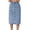 A100 Blue, variant on Women's High Waisted Midi Denim Skirt Single Breasted Button Down Pencil Skirt Elegant Slim Fit Bodycon Jean Skirt with Pockets Casual Office Daily Wear