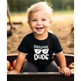 thumbnail image 4 of Olive Loves Preschool Dude First Day of School Gift Back to School Black Shirt 3T, 4 of 9