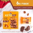 thumbnail image 5 of Atkins Caramel Almond Clusters, Gluten Free, High in Fiber, 1g Sugar, 2g Net Carb, Keto Friendly, 8 Count, 5 of 5