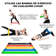 thumbnail image 4 of Set 5 Bandas Elásticas de Resistencia para Yoga, Fitness y Ejercicio – Colores Surtidos, 4 of 6