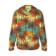 thumbnail image 2 of Picia Colorful Hawaii Palms Women's Men's UPF 50+ Sun Protection Hoodie Shirt Long Sleeve SPF Fishing Outdoor UV Hiking Lightweight Shirts-3X-Large, 2 of 9