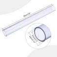 thumbnail image 2 of Uxcell Clear Rigid Pipe 33mm ID 40mm OD 14" High Impact for Water Pipe, Aquarium, Fish Tank, Clear Blue, 2 of 6