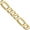 Yellow, variant on 14 Karat White Gold 3.5mm Semi-Solid Figaro Chain