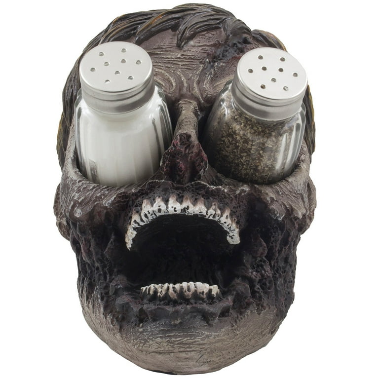 Good & Bad Witch Salt and Pepper Shakers Magnetic Ceramic Kitchen Set  Halloween for sale online