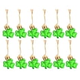 thumbnail image 2 of Minnieouse 12 Uds. De adornos para el Día de San Valentín para árbol, Día de San Patricio, porche, patio trasero, jardín, trébol, buena Ropa, zapatos y accesorios Miscelánea verde claro, 2 of 6