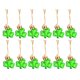 thumbnail image 1 of Jumpingount 12 Uds. De adornos para el Día de San Valentín para árbol, Día de San Patricio, porche, patio trasero, jardín, trébol, buena Ropa, zapatos y accesorios Miscelánea verde claro, 1 of 6