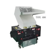 Techtongda 400 Type Plastic Shredder Bottle Crusher Mill Pulverizer Recycled Granulator Disintegrator White 220V